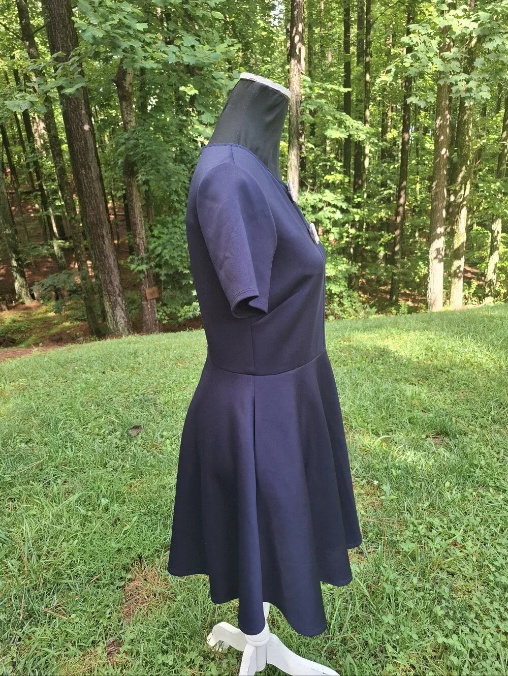 Ted Baker Otisia Bow Front Fit Flare Skater Dress Sz 6-8